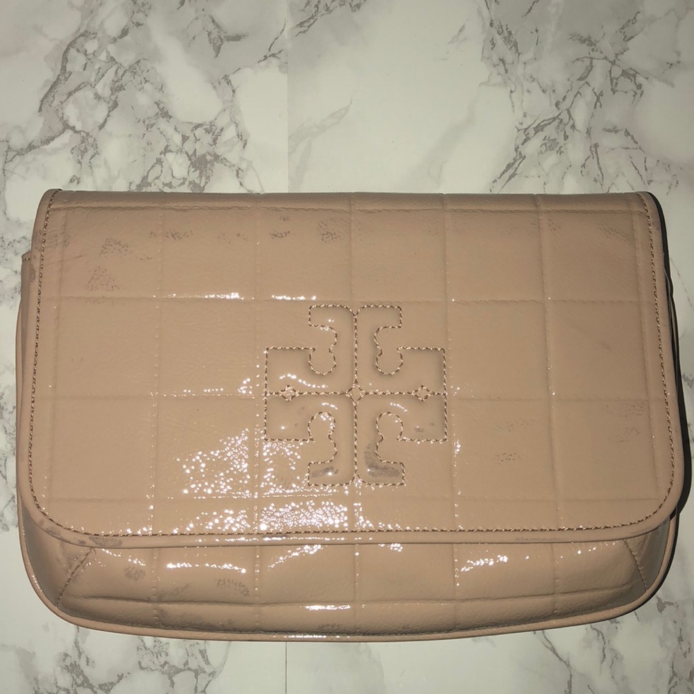 Tory Burch Nude Crossbody bag detachable chain